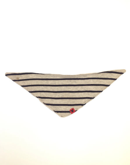 Disney szürke-fekete csíkos előke