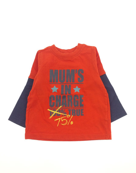 Mothercare feliratos kisfiú felső