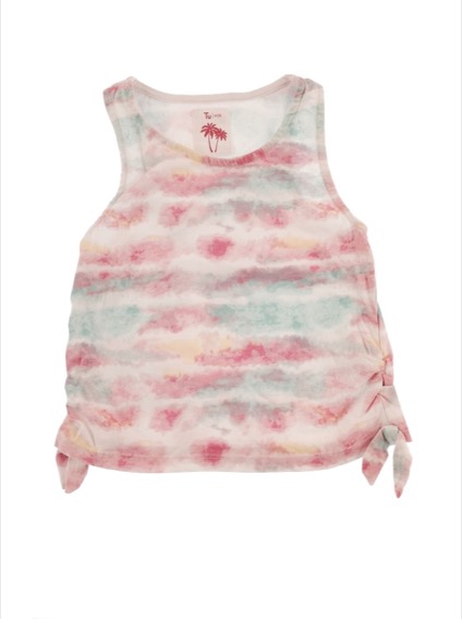 Tu színes mintás kislány atléta