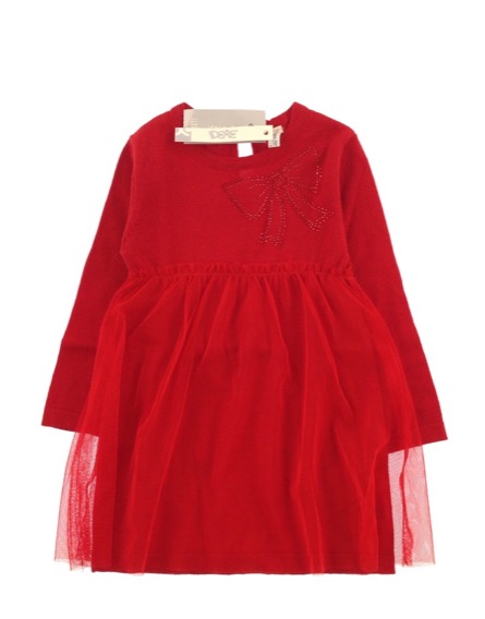 IDEXE piros színű tüllös alkalmi ruha