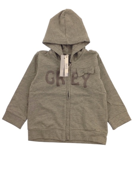 IDEXE szürke színű kapucnis pulóver