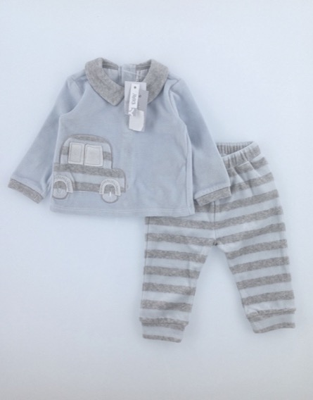 IDEXE babakék mintás pizsama szett