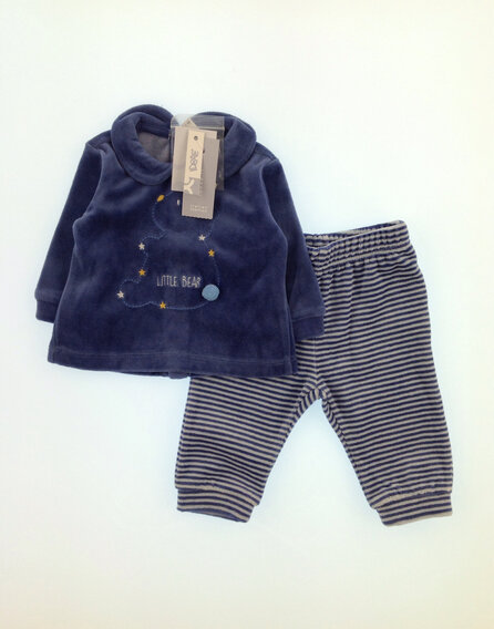 IDEXE maci mintás plüss pizsamaszett