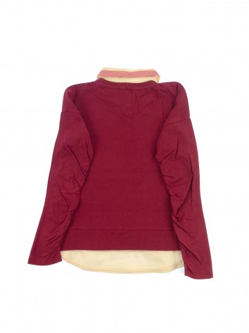 IDEXE flitteres galléros lila felső