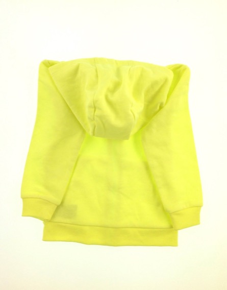 Dunnes neonsárga kapucnis pulóver
