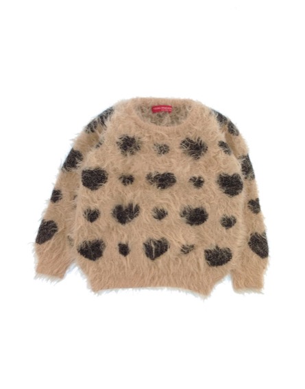 Young Dimension szívecske mintás pulóver