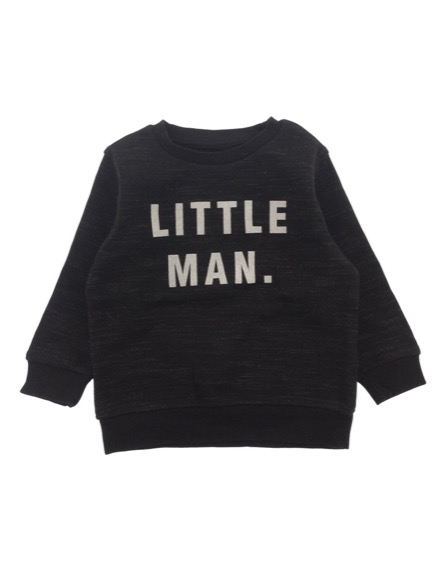 Next feliratos fekete pulóver