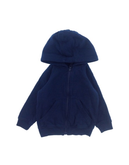 Matalan sötétkék baba pulóver