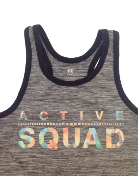 H&M feliratos szürke sport atléta