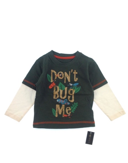 Dunnes mintás sötétzöld felső