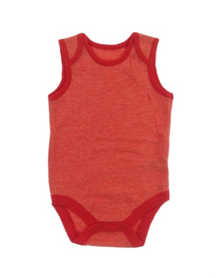 St. Bernard piros színű ujjatlan body