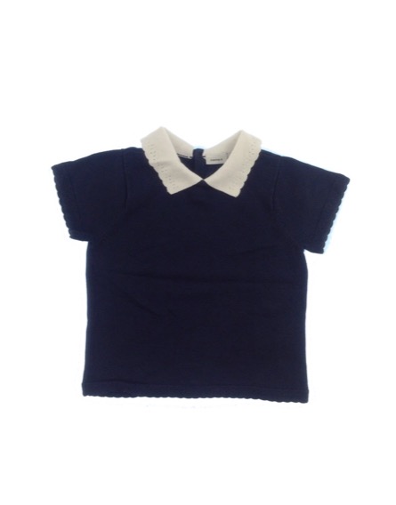 Name it sötétkék kötött póló