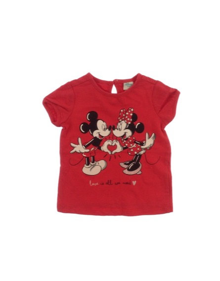 Disney Mickey egér mintás pink póló
