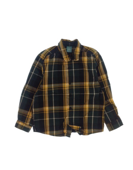 Little Kids sötétzöld kockás ing