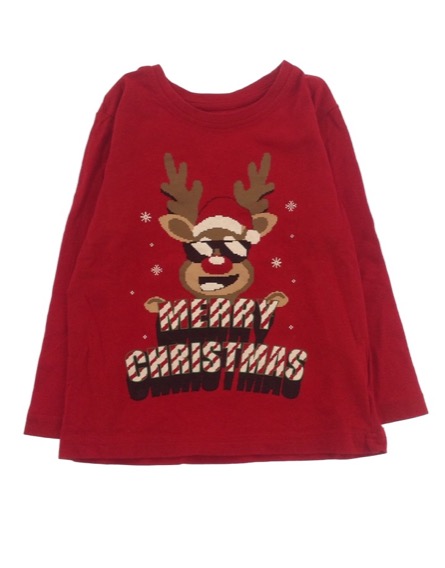 Primark kisfiú karácsonyos piros hosszú ujjú