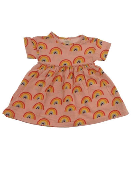 Next kislány szivárvány mintás rózsaszín ruha