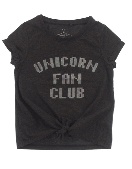 Next kislány mintás szürke póló