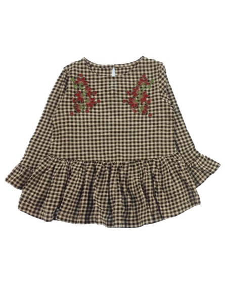 St. Bernard kislány kockás blúz
