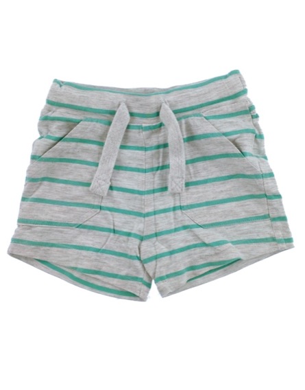F&F csíkos zöld rövidnadrág