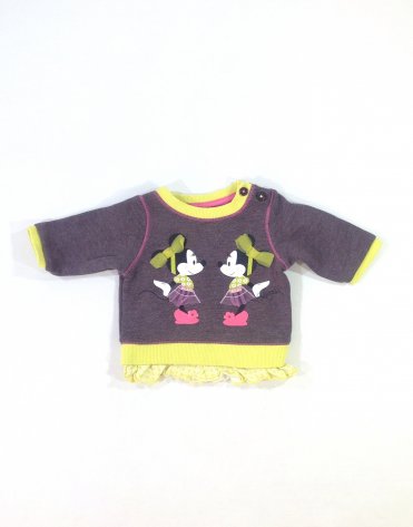 George Minnie mintás baba pulóver