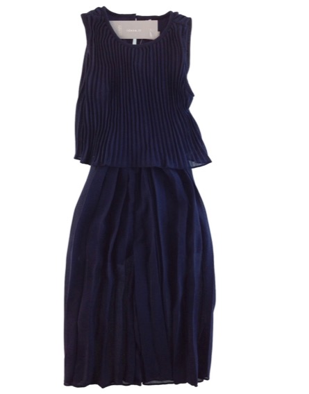 IDEXE kislány sötétkék alkalmi romper