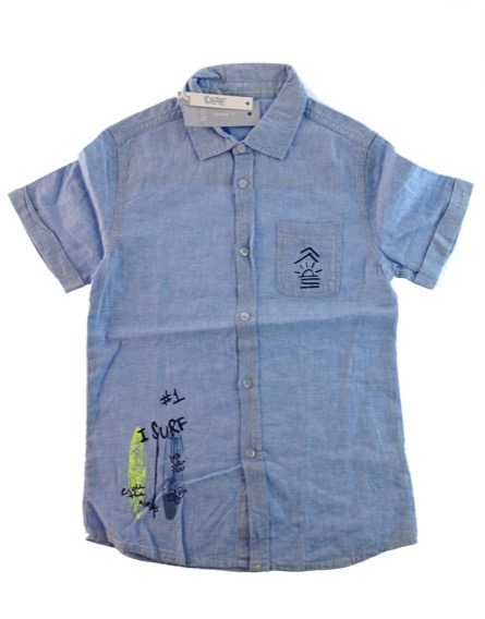 IDEXE fiú szörfmintás világoskék ing