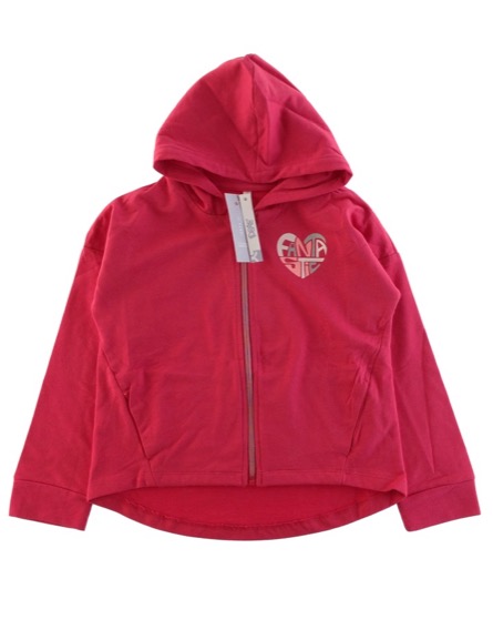 IDEXE kislány pink kapucnis pulóver