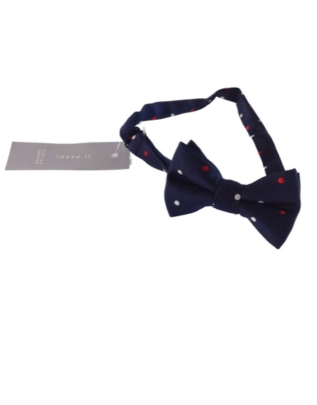 IDEXE pöttyös sötétkék csokornyakkendő