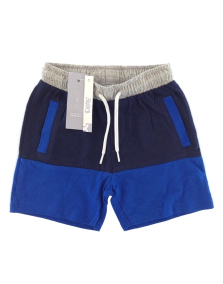 IDEXE kisfiú kék-szürke rövidnadrág