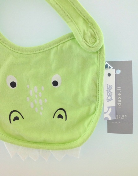 IDEXE krokodilmintás zöld előke