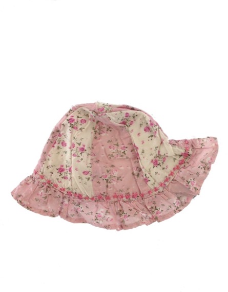 Next kislány virágmintás rózsaszín kalap