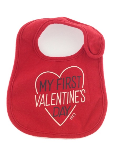 Carter's valentin napos piros előke