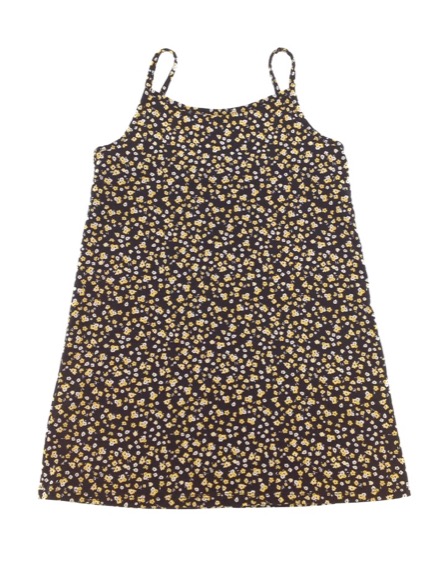 Primark kislány virágmintás fekete atléta