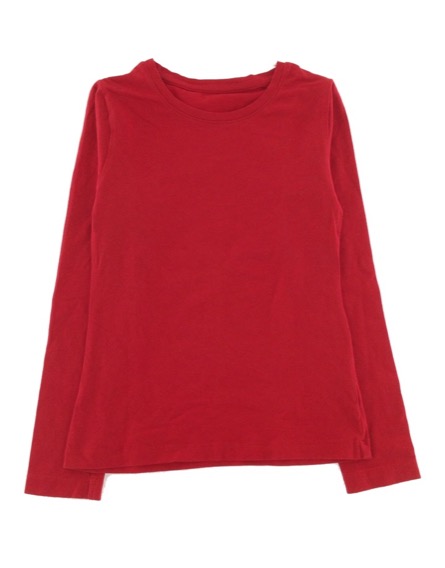 St. Bernard kislány piros hosszú ujjú felső