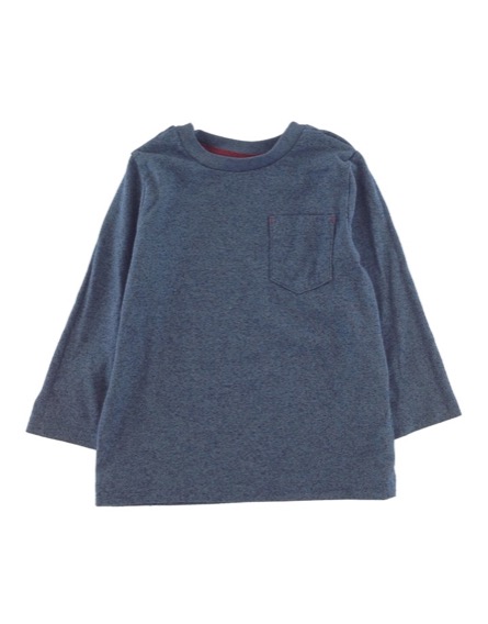 F&F kisfiú kék hosszú ujjú felső