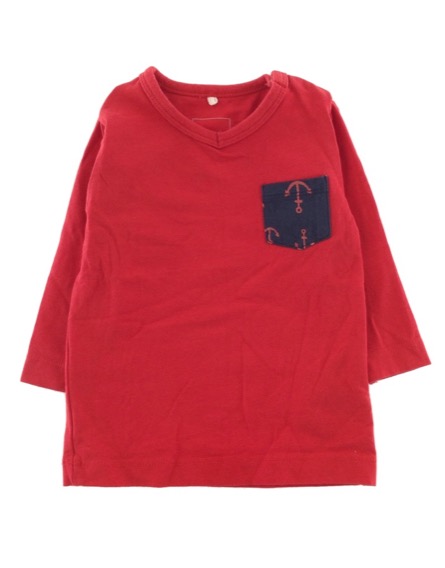 Name it kisfiú piros hosszú ujjú felső