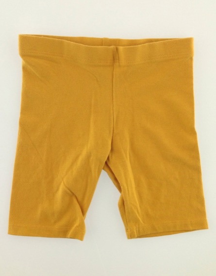 F&F kislány mustársárga rövidnadrág