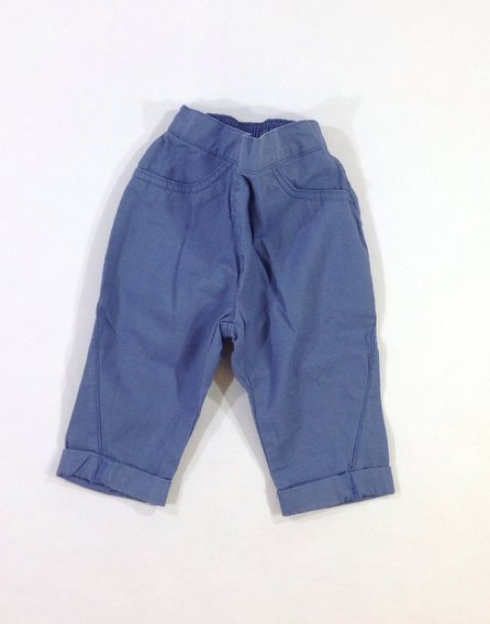 Next kék vászon hosszúnadrág