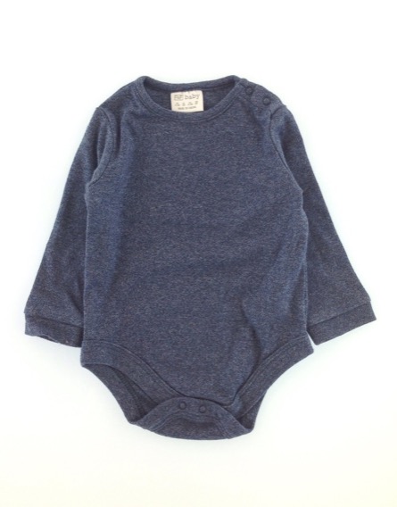 F&F sötétszürke hosszú ujjú body