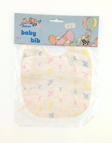 Falcon holdmintás fehér előke