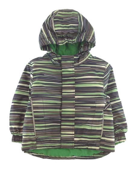 Lupilu zöld csíkos széldzseki