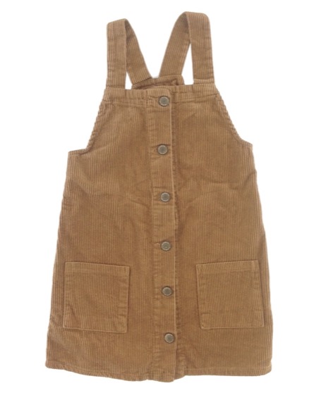 Denim Co kislány barna kantáros ruha