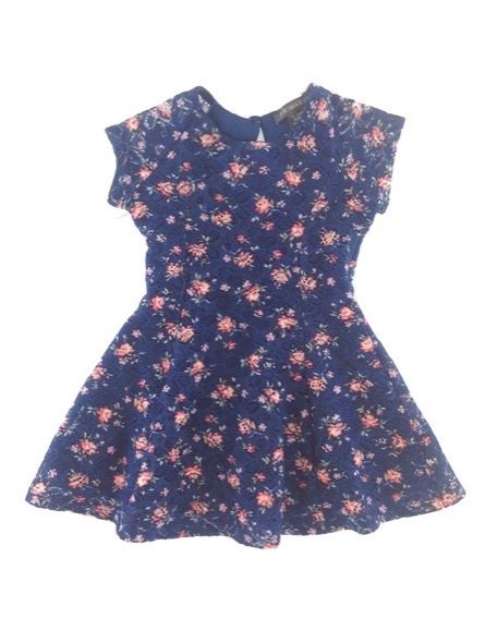 Primark virágmintás kék ruha