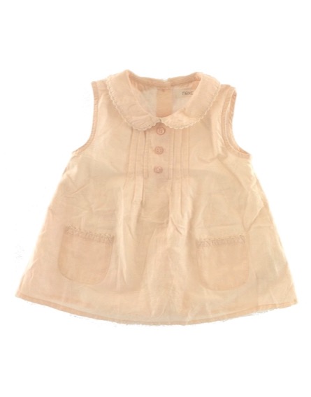 Next kislány halványrózsaszín ujjatlan felső