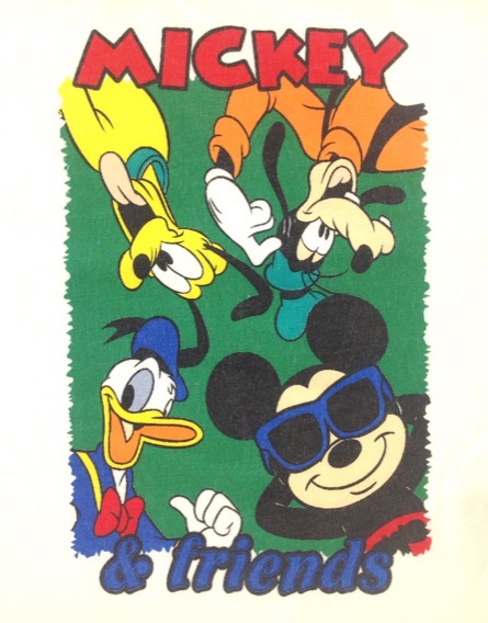 Disney kisfiú Mickey egér mintás fehér atléta