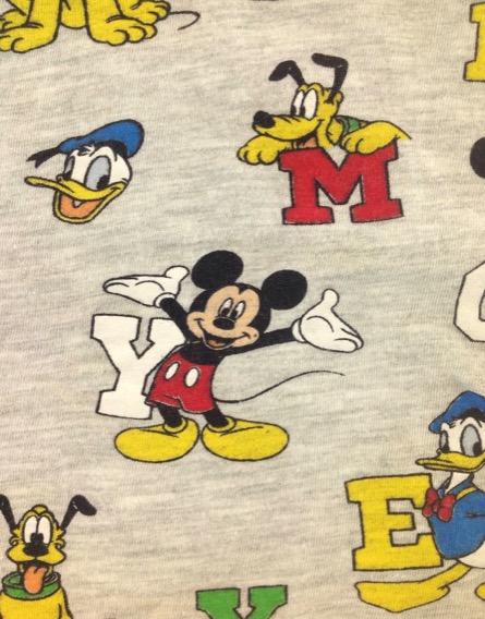 Disney kisfiú Mickey egér mintás szürke atléta