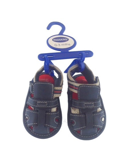 Padders sötétkék babaszandál