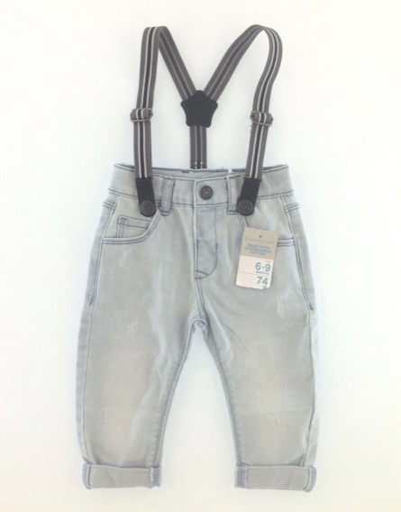 Primark világoskék baba kantárosnadrág