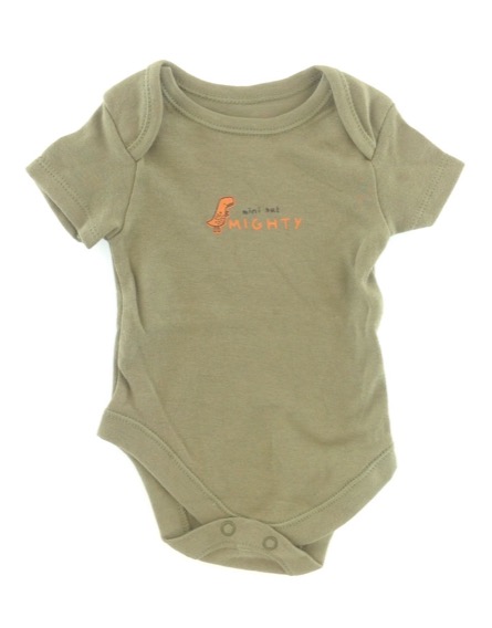 Pep&Co dínómintás khaki zöld baba body