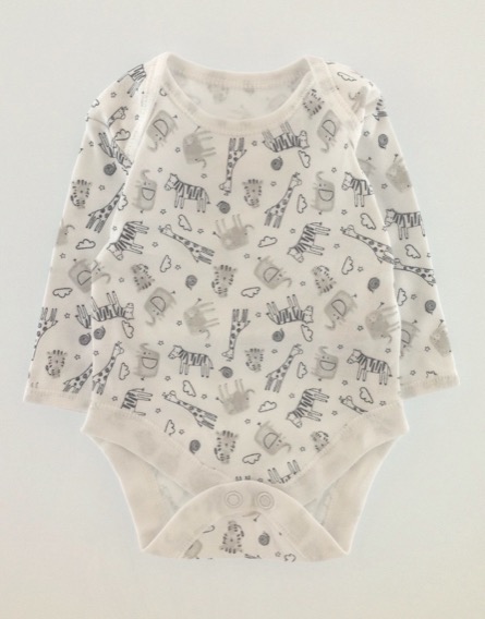 Primark állatkamintás fehér body